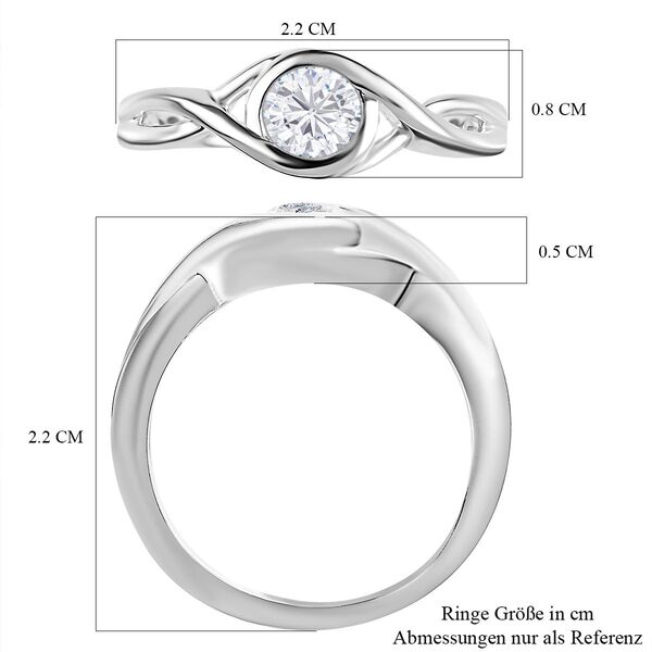 LUSTRO STELLA Zirkonia Ring - 0,85 ct. image number 7