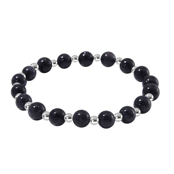 Blauer Sandstein Armband ca. Flexibles cm ca. 60.00 ct