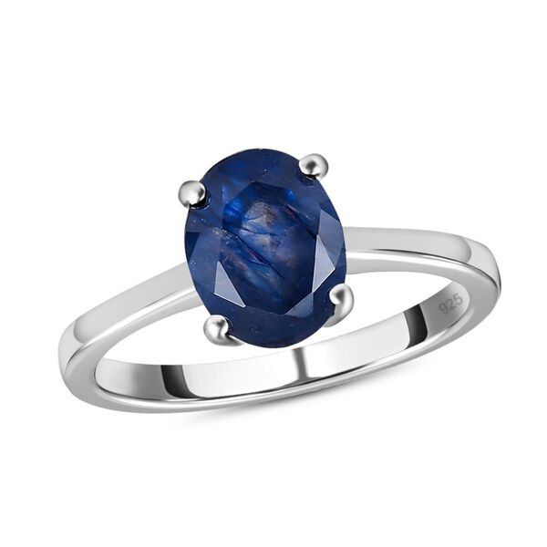 Masoala Saphir-Ring, 925 Silber platiniert, ca. 2,82 ct image number 4