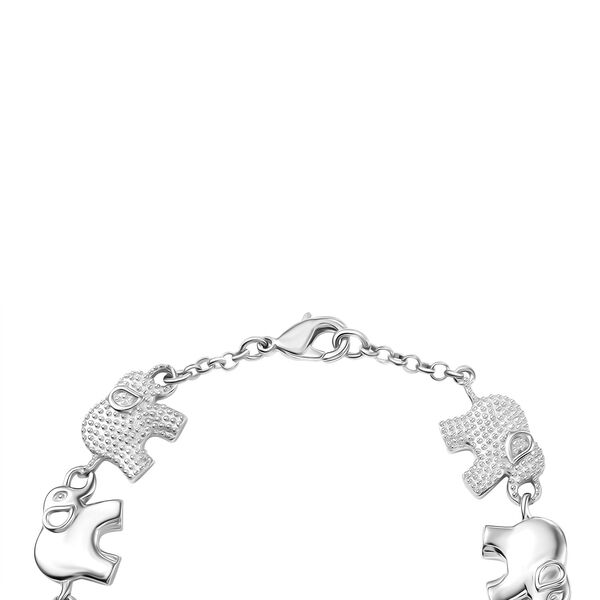 Elefanten-Armband im Designer-Stil, 19cm image number 4