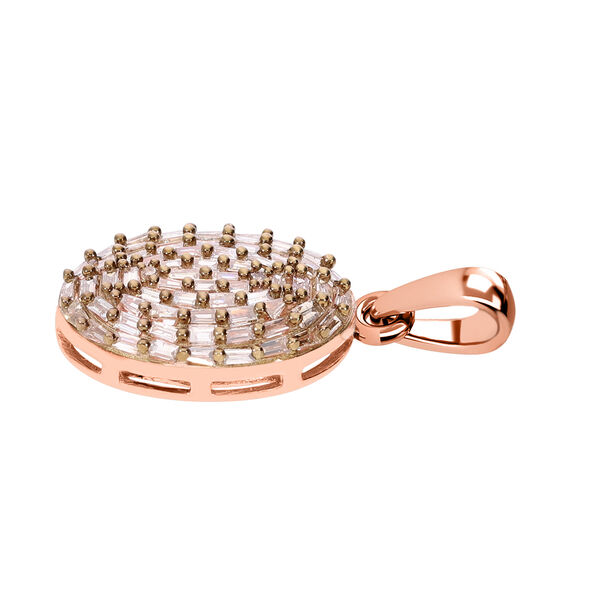 Natürlicher Champagner Diamant-Anhänger - 0,50 ct. image number 4