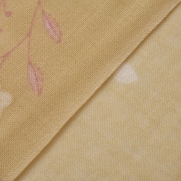 100% Merino Wollschal mit Quasten, rosa Blumenmuster image number 6