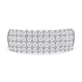 RHAPSODY  SGL zertifizierter SI GH Diamant-Ring in 950 Platin - 1 ct.