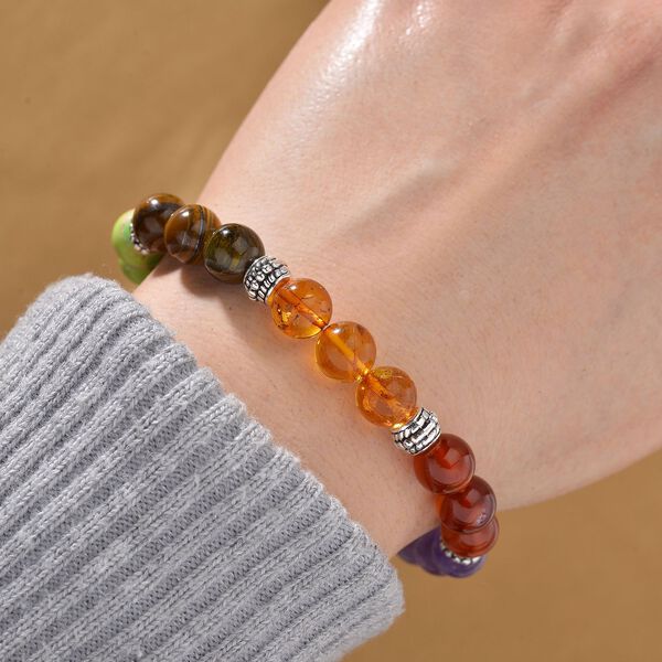 Flexibles Multi-Edelstein-Armband - 75 ct. image number 2