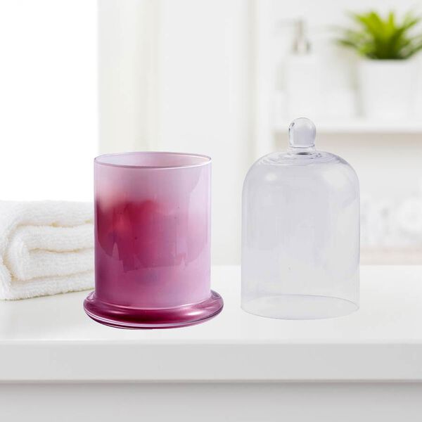 The 5th Season - Glasabdeckung mit rotem Achat-Edelstein und 10ml &auml;therisches &Ouml;l in Geschenkbox