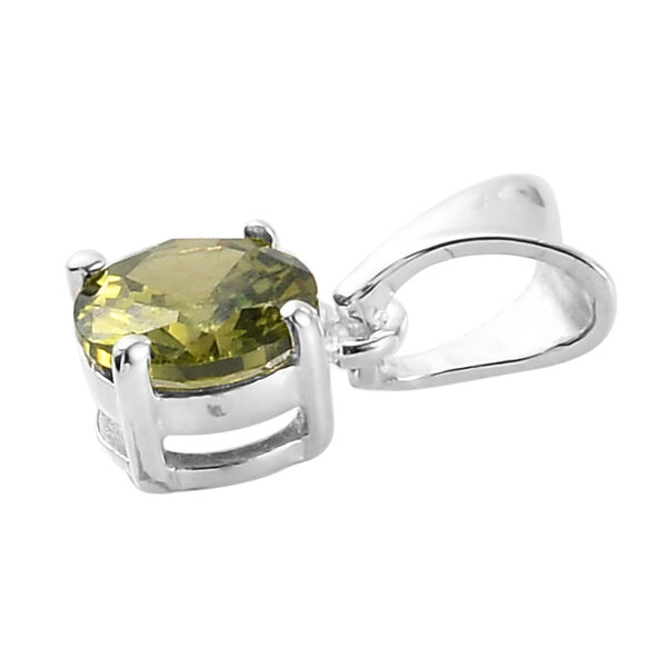 3er-Set LUSTRO STELLA Peridot Zirkonia Ring, Ohrstecker und Anh&auml;nger 925 Silber image number 6
