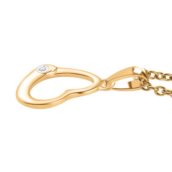 2er-Set- Herz Diamant Schmuckset image number 5