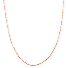 925 Silber rosévergoldet Kette ca. 45 cm