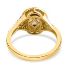 Premium goldener Tansanit und Diamant-Ring, 585 Gold  ca. 1,45 ct image number 5