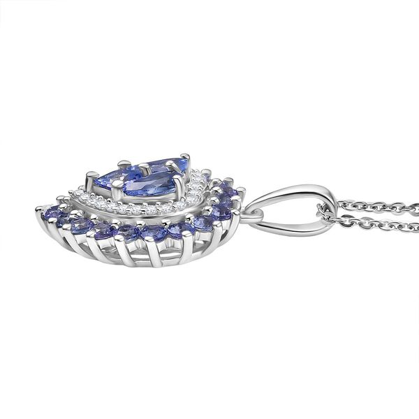 D'Joy Tansanit Anhänger mit 50cm Kette - 1,68 ct. image number 4