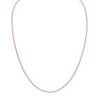 925 Silber rosévergoldet Kette, ca. 60 cm, ca. 4,10g