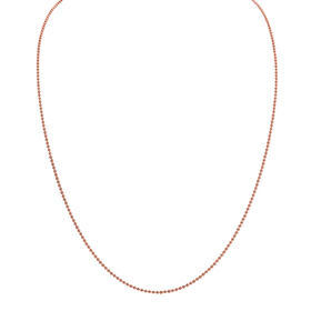 925 Silber rosévergoldet Kette, ca. 60 cm, ca. 4,10g
