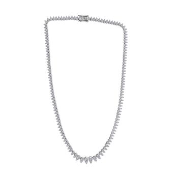 LUXURIANT SGL zertifizierte SI-GH Labor Diamant Halskette, 40,5 cm - 5 ct.