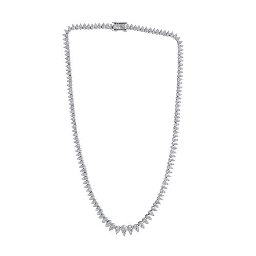 LUXURIANT DIAMOND- SGL zertifizierte SI-GH Labor Diamant Halskette, 40,5 cm - 5 ct. image number 2