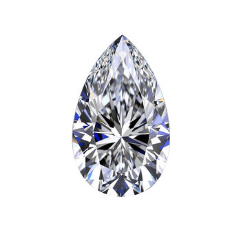 LUXURIANT DIAMOND- VS Labor Diamant ungefasster Edelstein, Tropfen- und Facettenschliff - 7 ct.