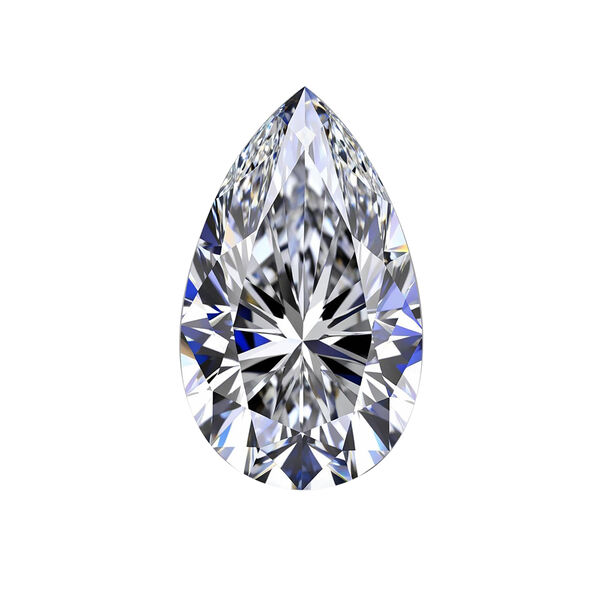 LUXURIANT DIAMOND- VS Labor Diamant ungefasster Edelstein, Tropfen- und Facettenschliff - 7 ct.