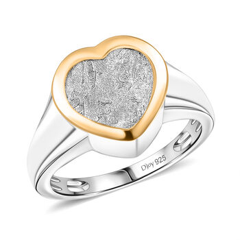 D'Joy Meteorit zweifarbiger Ring und Anh&auml;nger