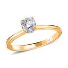 Weißer Diamant SI/G-H Ring 750 Gold (Größe 17.00) ca. 0.50 ct