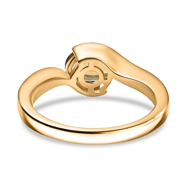 AA Nat&uuml;rlicher goldener Tansanit Ring - 1 ct. image number 6