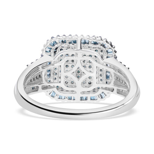 Blauer Diamant-Ring - 1 ct. image number 1