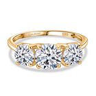 Lab Grown Diamant VS-EF Ring 585 Gold (Größe 17.00) ca. 2,09 ct