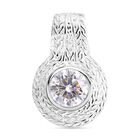 Royal Bali - D Joy Moissanit Anhänger 925 Silber ca. 3.51 ct