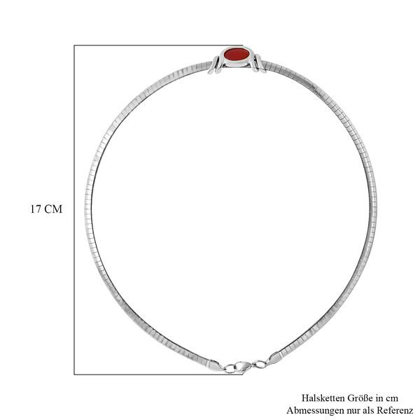 EVER TRUE schlichte Solit&auml;r-Edelstein-Halskette in Silberton image number 9