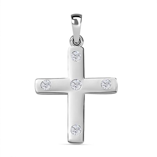 Moissanit Anhänger - 0,40 ct. image number 0