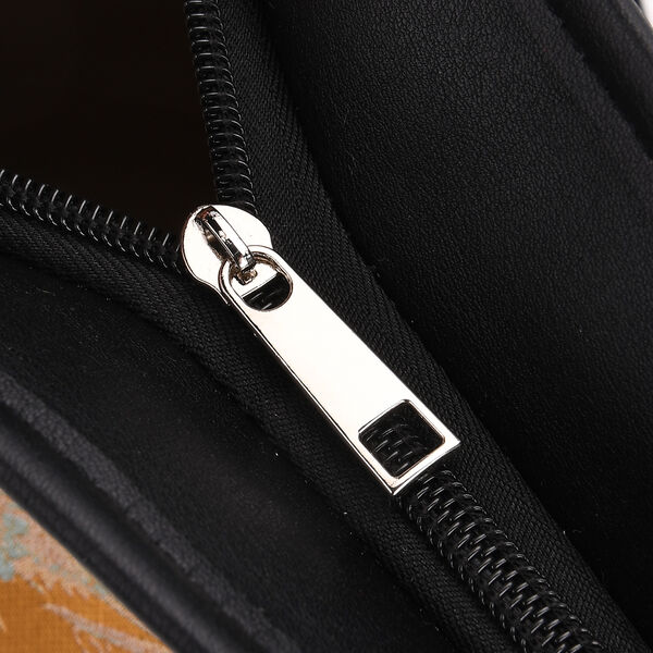 Gro&szlig;e Tragetasche mit Libellenmuster, 48&times;29&times;14 cm, Gelb image number 5