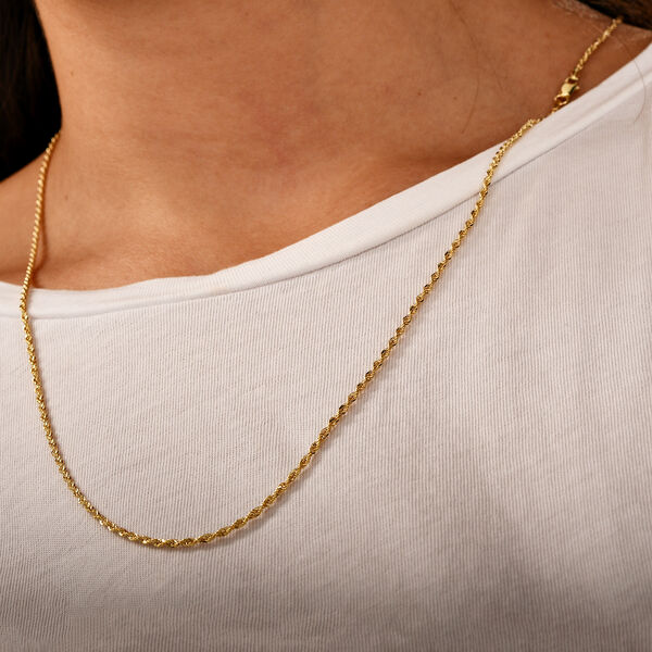 585 Gold Kordel Kette ca. 60 cm ca. 1,80g image number 2