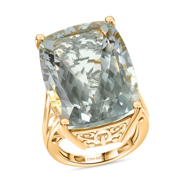 D'Joy AA Prasiolith Ring - 37,93 ct. image number 4