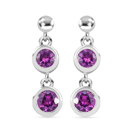 AAA Radiant Ember Granat Ohrringe - 0,98 ct. image number 0