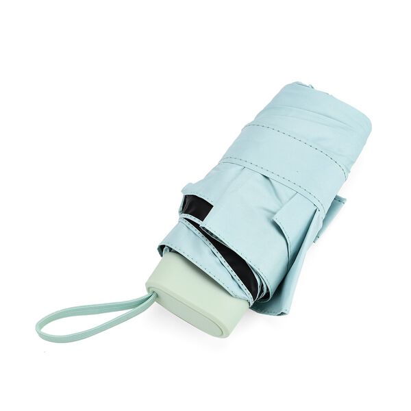 Sturmfester Pocketschirm mit Etui und UV-Schutz, Salbeigrün image number 5