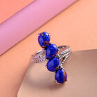 Lila Türkis bypass Ring Edelstahl  ca. 4,59 ct image number 1