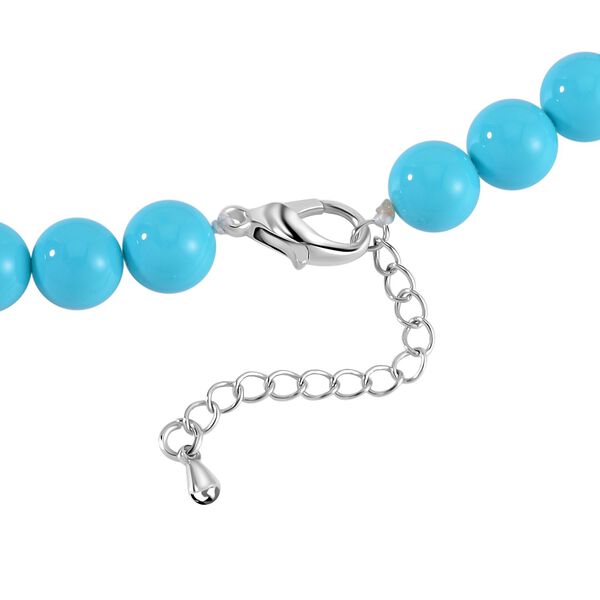 Rosa Muschelkernperle Schmuckset Reiner Edelstahl image number 4