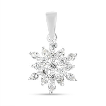 Zirkonia Anh&auml;nger 925 Silber ca. 1,10 ct