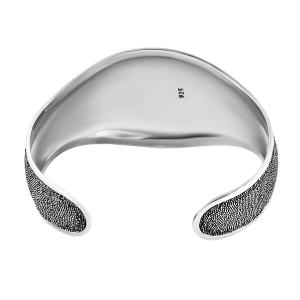 Regenbogen Mondstein Armreif ca. 18.5 cm 925 Silber ca. 6,30 ct. image number 2