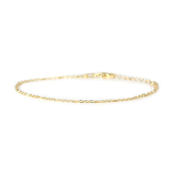 KONFETTI 925 Silber vergoldet Armband ca. 18 cm + 2.5 cm Extender