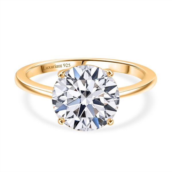 LUXURIANT DIAMOND - Lab Grown Diamant VS-EF IGI zertifiziert Ring 585 Gold (Gr&ouml;&szlig;e 19.00) ca. 3.00 ct