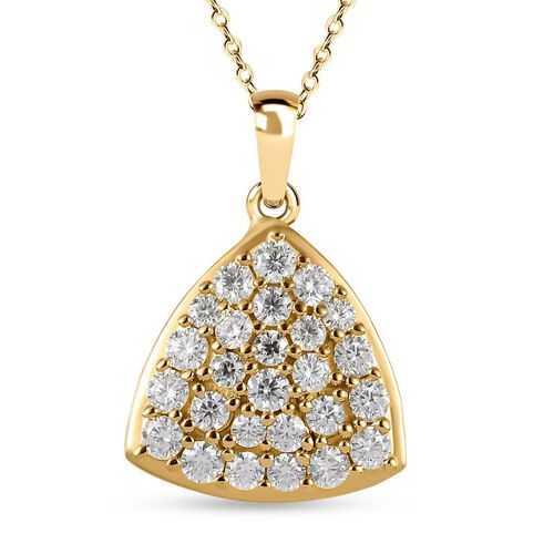 Moissanit Anhänger mit Kette - 1,21 ct. image number 0