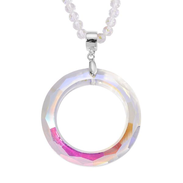 Wei&szlig;er Magie Farbe Kristall Schmuckset