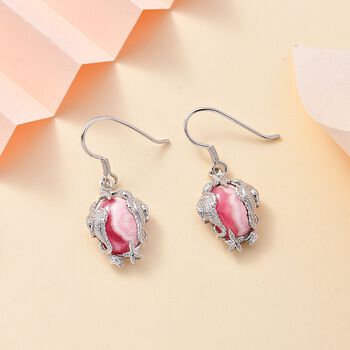 AA Rhodochrosit Ohrringe - 18,31 ct.