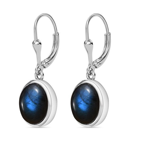 AAA Labradorit Ohrringe 925 Silber rhodiniert ca. 12,63 ct. image number 5