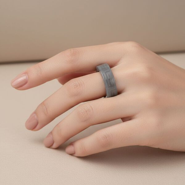 Nat&uuml;rlicher Olmek Jadeit Ring (Gr&ouml;&szlig;e 16.00) ca. 15,00 ct. image number 2