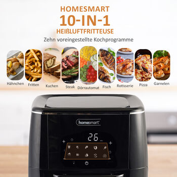 HOMESMART - 10-in-1 Hei&szlig;luftfritteuse