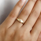 Diamant Ring 925 Silber vergoldet image number 2