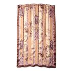 LA MAREY: Bedruckter Schal aus 100% Maulbeerseide, Schnörkel-Blumenmuster, inkl. Geschenkbox, Braun-Rosa  image number 3