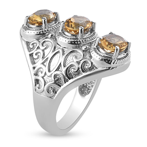 Citrin Siegelring - 2,20 ct. image number 4