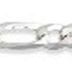 Italienisches Figaro-Armband ca. 18 cm, 925 Silber Armband ca. 2,20g