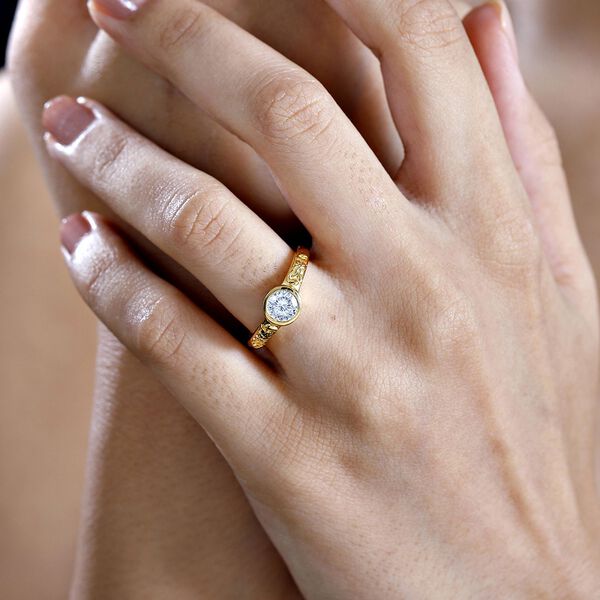 Moissanit Ring - 0,76 ct. image number 3